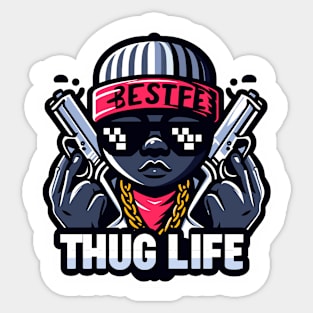 Thug Life Urban Lifestyle Design Sticker